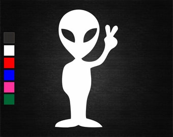 Alien Decal - Etsy UK