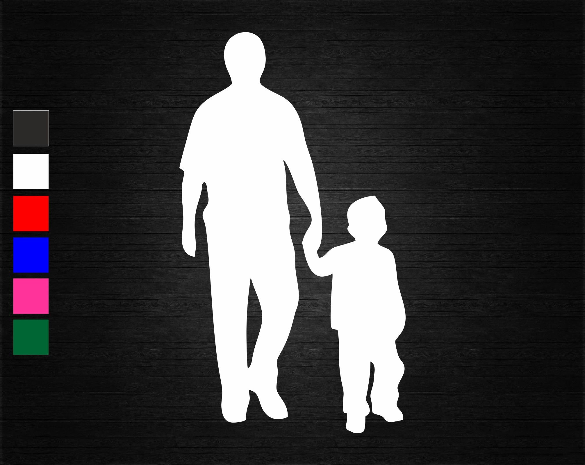 Father and Son Love Vinyl Decal Sticker Wall Door Window Car Van Bike ...