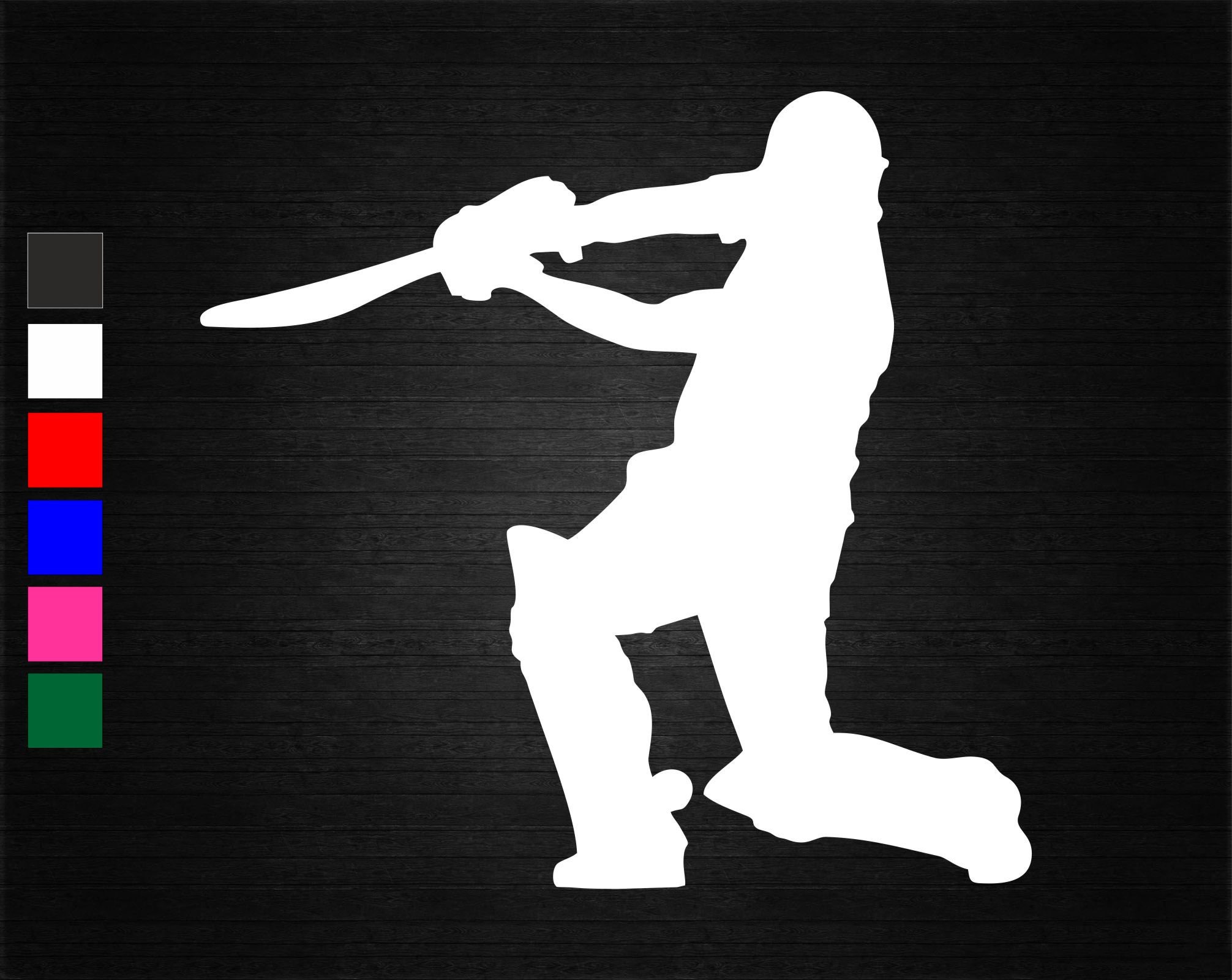 Cricket Sport Vinyl Decal Sticker Wall Door Window Car Van Bike Lorry