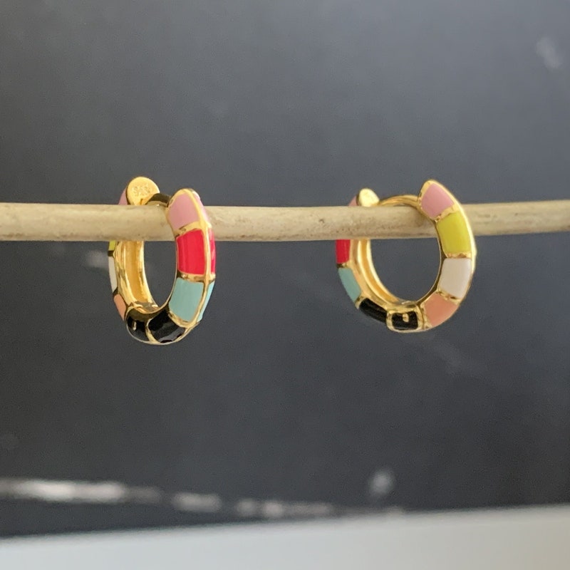Retro Hoop Earrings main image 0
