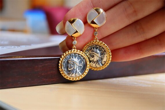 Vintage 2024 earrings silver