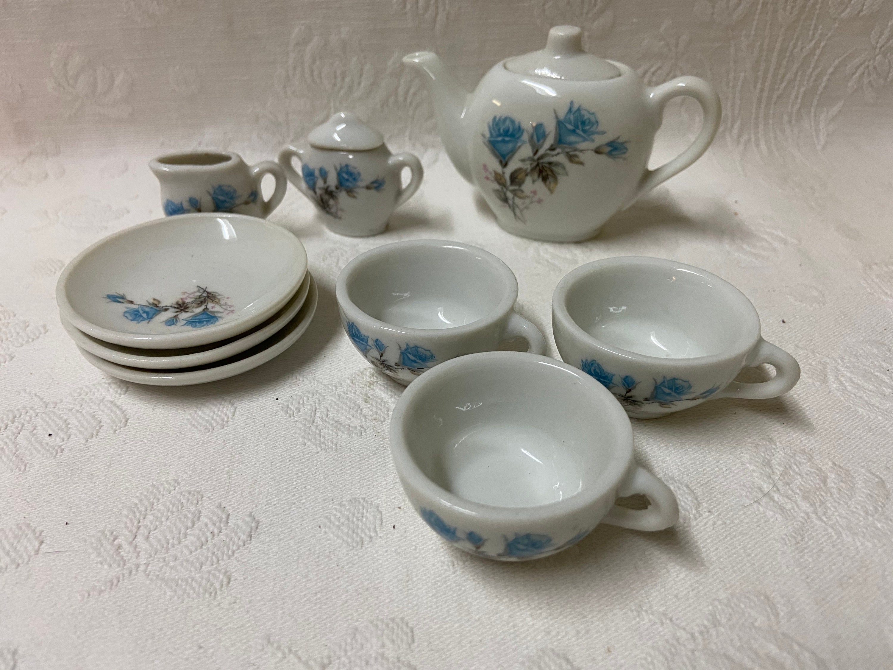 Vintage China Doll Tea Set Made in Japan Etsy