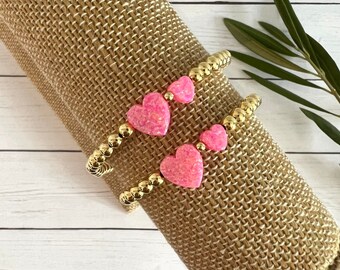Mama + Mini Bracelet, First Day of School Bracelet, Mommy and Me Gift, Matching Bracelets, Little Girl Bracelet, Mother Daughter Jewelry