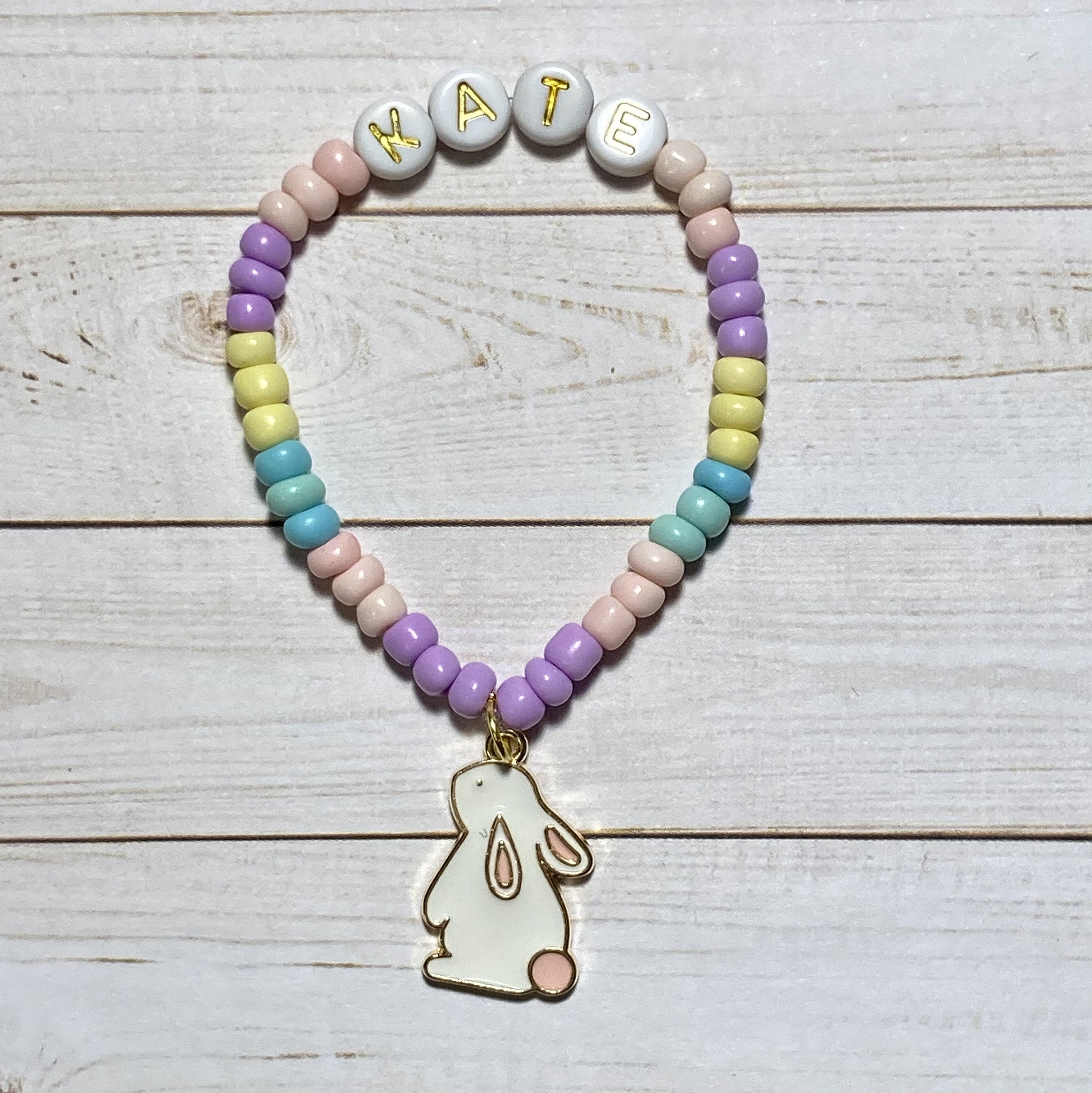Personalized Easter Bracelet Kids Easter Jewelry Easter Etsy Australia
