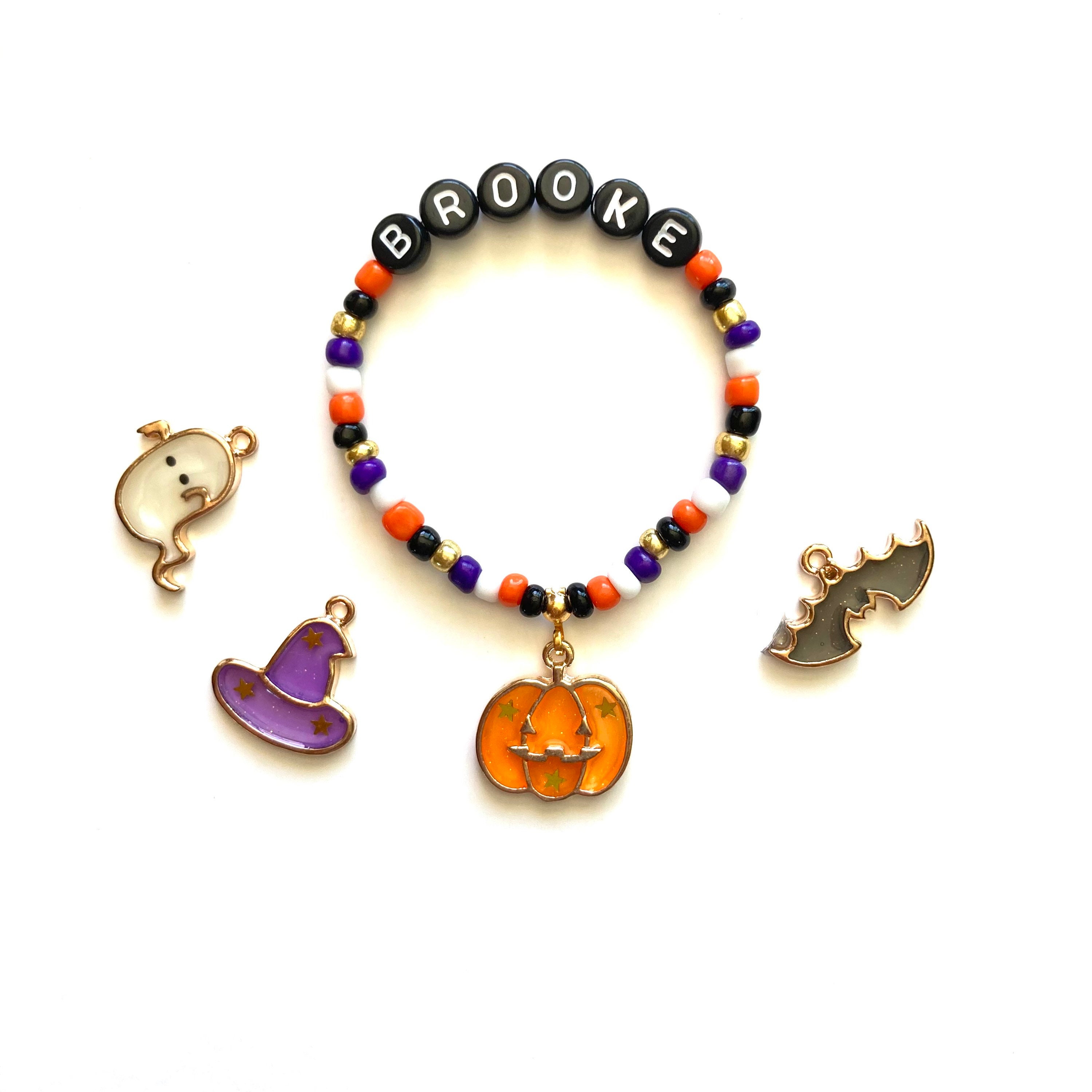 Halloween Bracelet Kids Halloween Jewelry Personalized Etsy