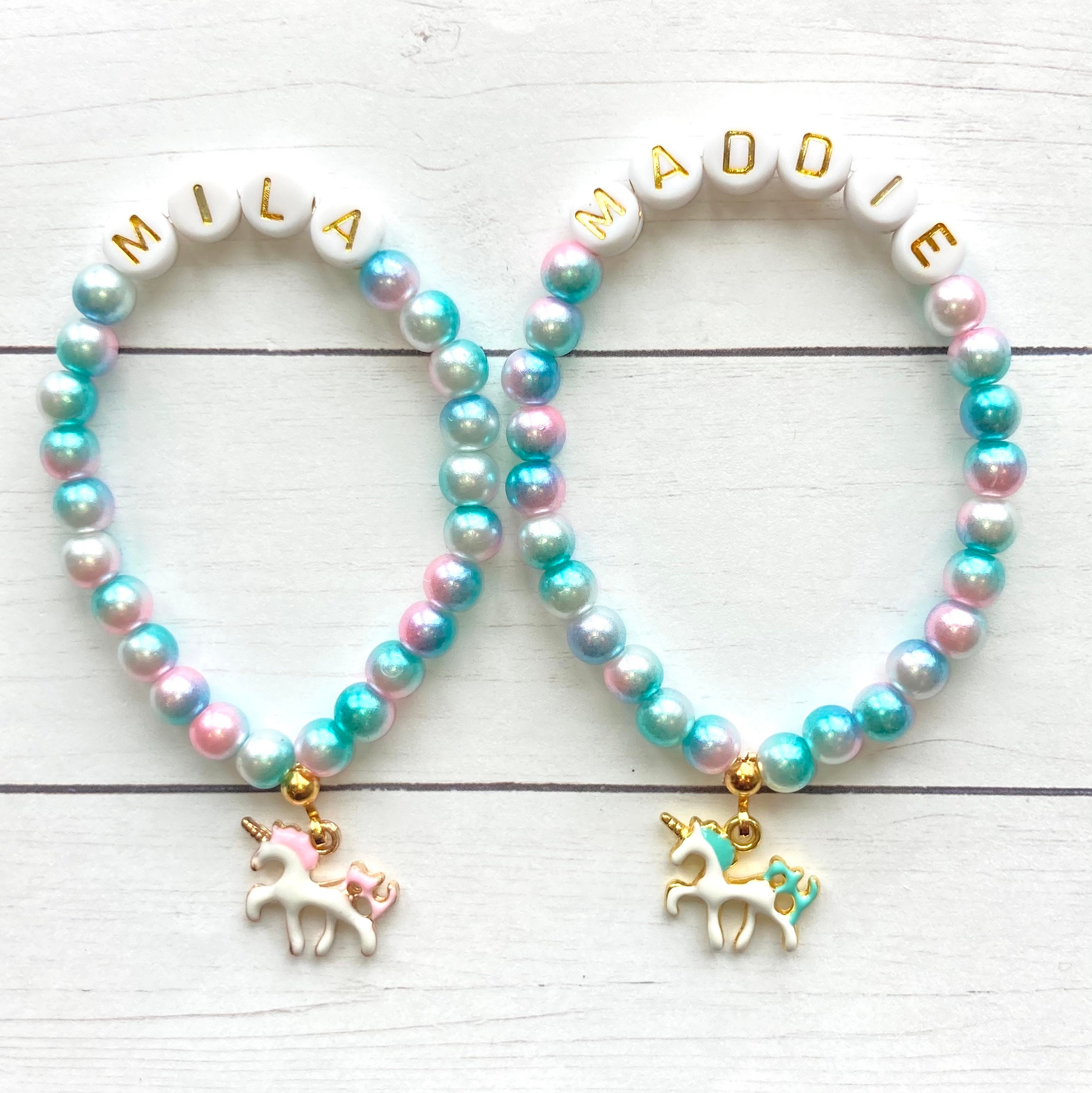 Heart Necklace Set, Personalized Gift for Girls, Name Jewelry, Name  Bracelet, Bracelet Set, Jewelry for Toddler, Girls Accessories 