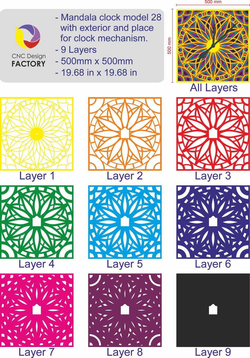 Download Model 28ec Multilayer 9 Mandala Dxf Laser Cut Abstract Wall Art Mandala Square Pattern For Draw Or Cut With Cnc Router Dxf Cdr Pdf Svg Art Collectibles Drawing Illustration Locnuocxanh Vn