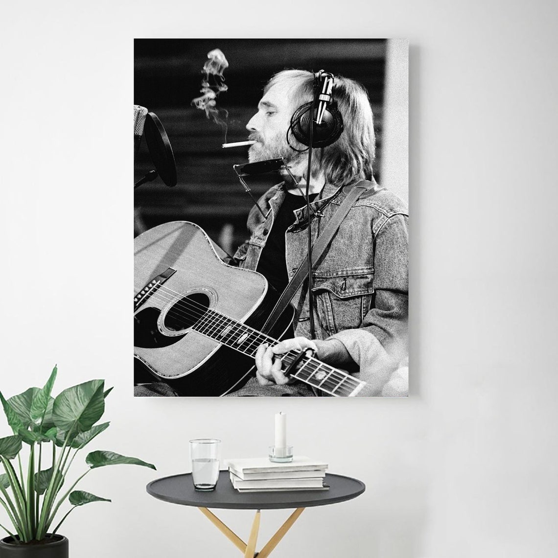Tom petty wildflowers studio Canvas Paintings Wall Art Etsy