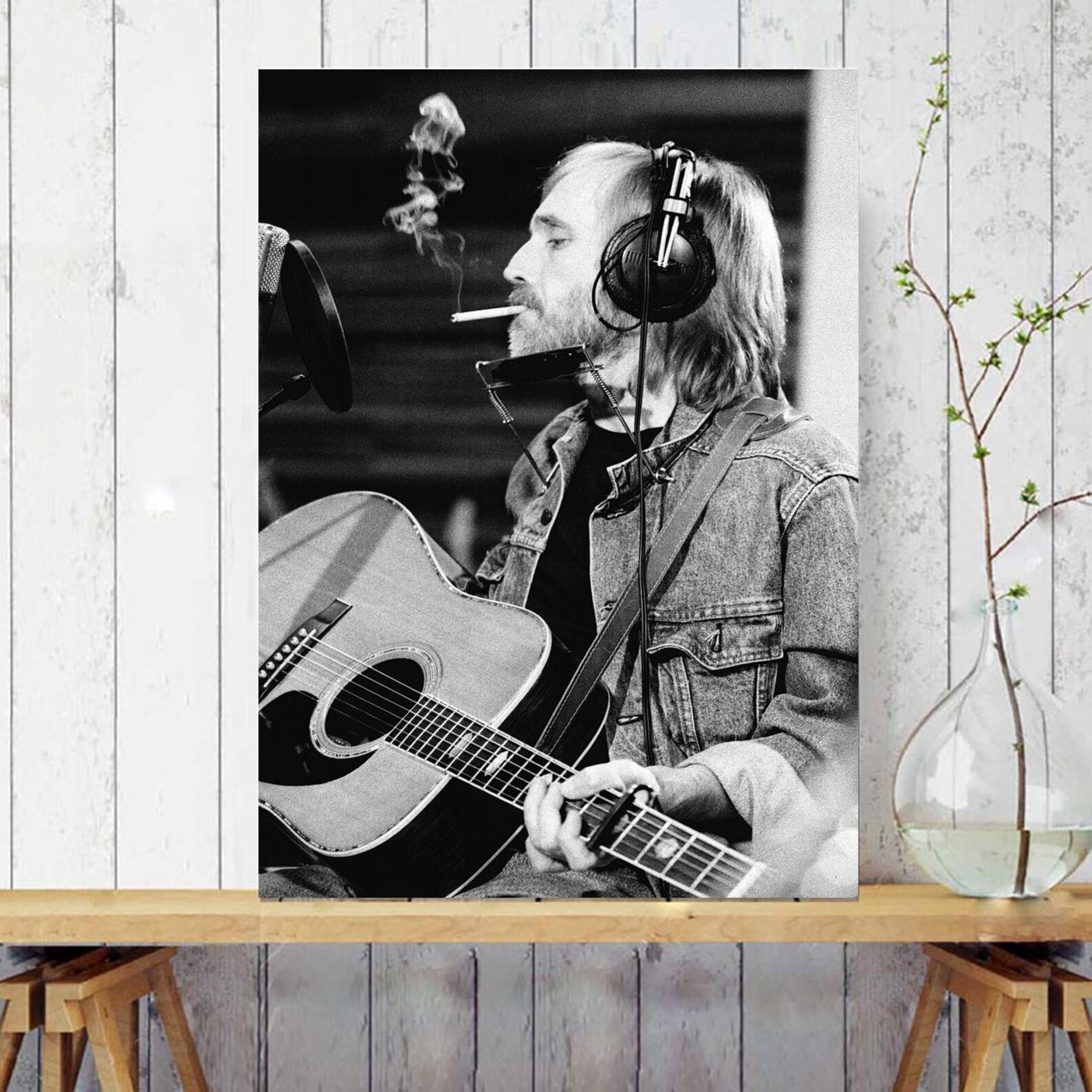 Tom petty wildflowers studio Canvas Paintings Wall Art Etsy