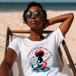 Unisex &quot;I Wanna Be Where the People Aren&#39;t Tshirt, Introvert Tee, Graphic Shirt, Funny Gift, Sarcastic Shirt&quot; Jersey Short Sleeve Tee