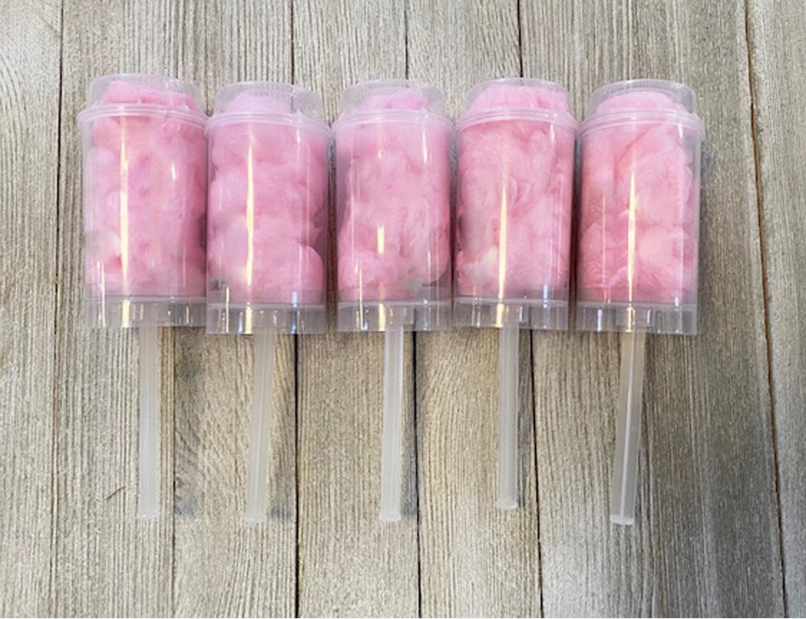 Cotton Candy Push Pop Party Favors 6 Cotton Candy Push Pops Etsy
