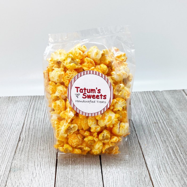 Gourmet Popcorn Party Favors 6 Popcorn Favor Bags Etsy