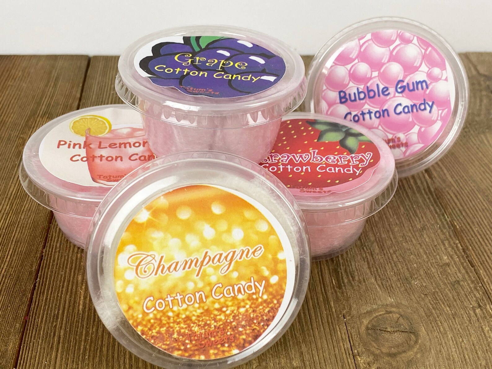 Cotton Candy Glitter Bomb Edible Glitter Set of 6 Drink Etsy