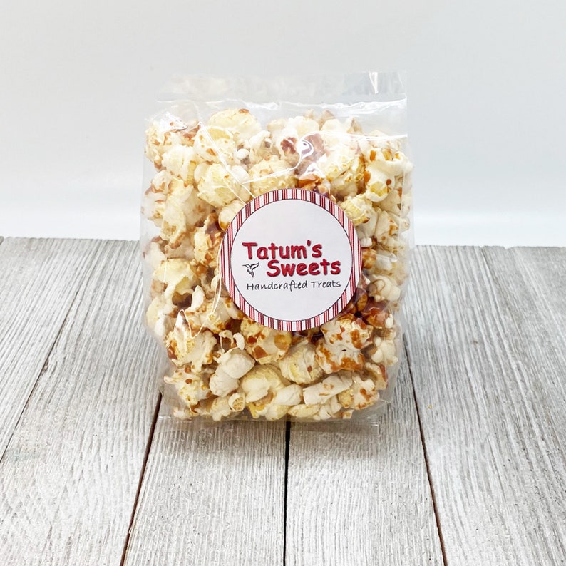 Gourmet Popcorn Party Favors 6 Popcorn Favor Bags Etsy