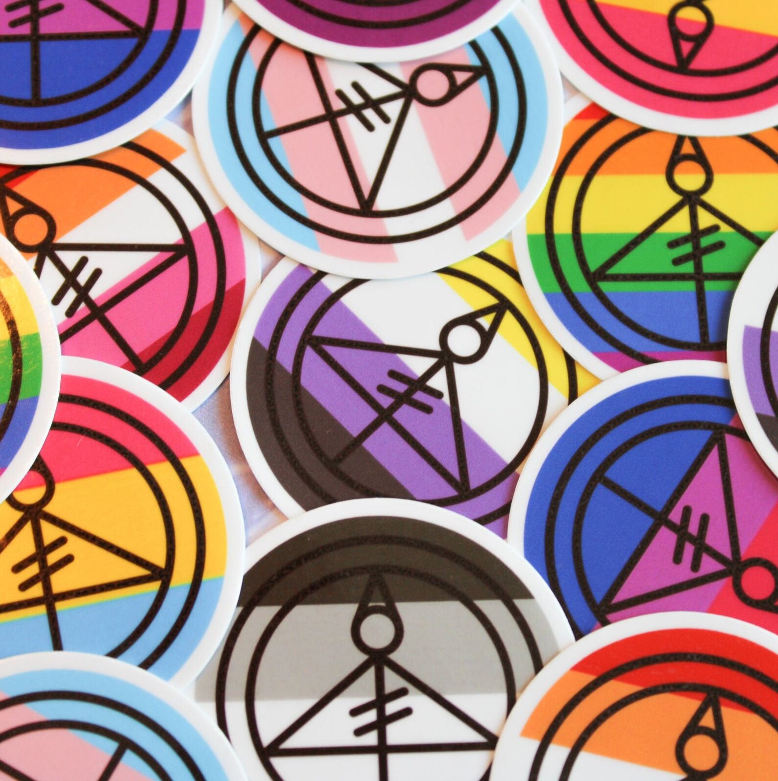 Pride Light Glyph Stickers Owl House Etsy