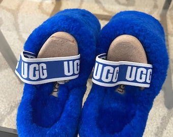 royal blue ugg slides