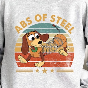 Toy Story Abs Of Steel Slinky Dog Shirt, Slinky Shirt, Toy Story Vintage Shirt, Toy Story Land Shirt, Fathers Day Gift, Magic Kingdom Shirt