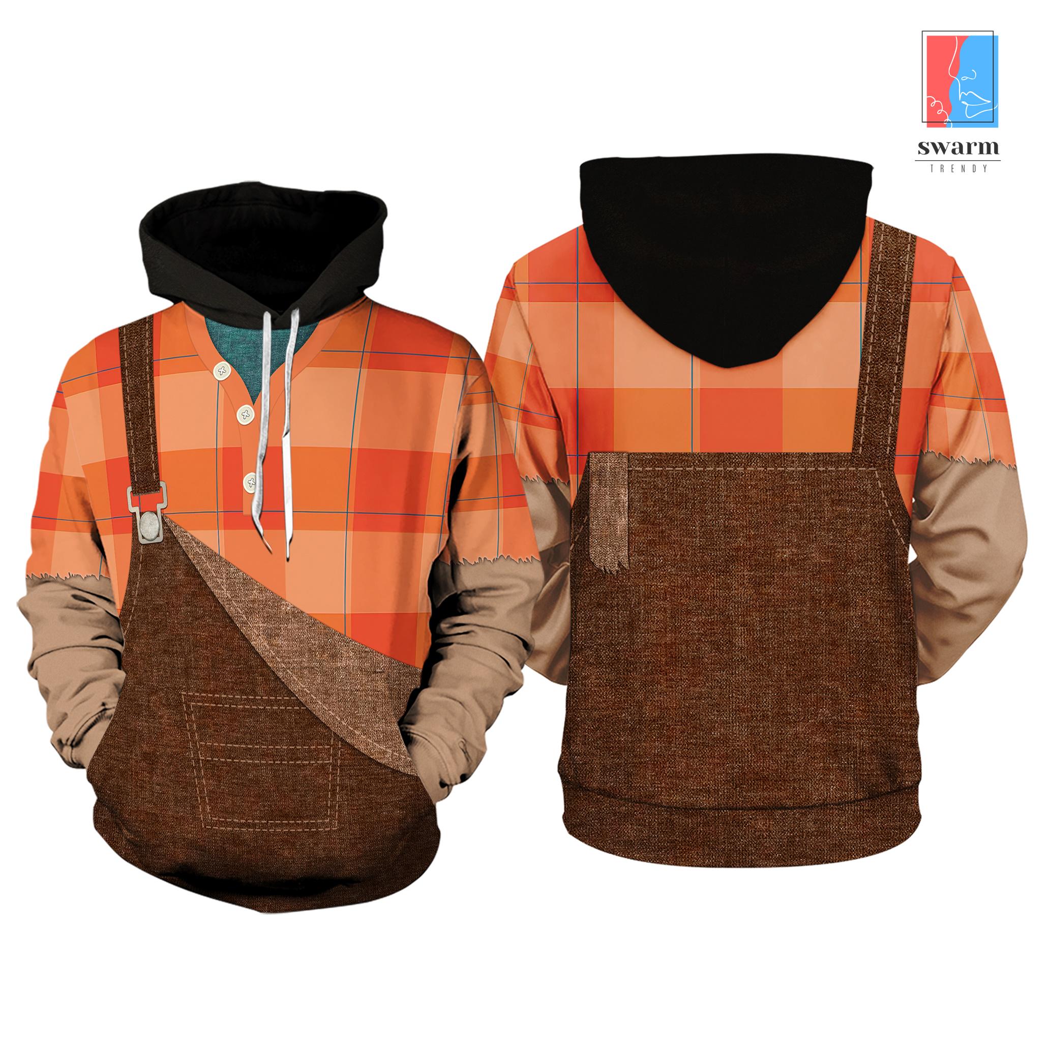 Wreck It Ralph Full Over Print Hoodie | Wreck It Ralph Halloween Costume Shirt | Ralph Christmas Shirt | Family Halloween Shirt