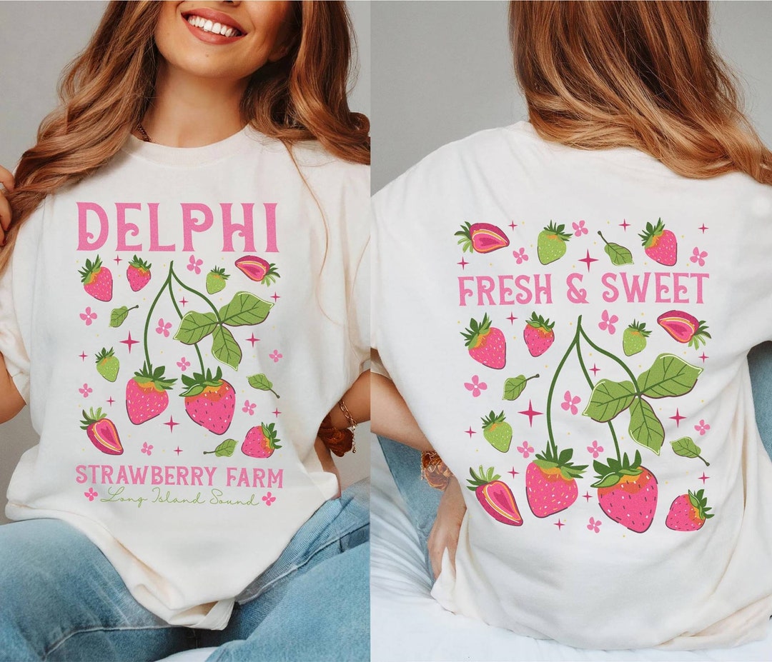 Delphi Strawberry Farms Sweatshirt T Shirt, Graphic Tee, Percy Jackson ...