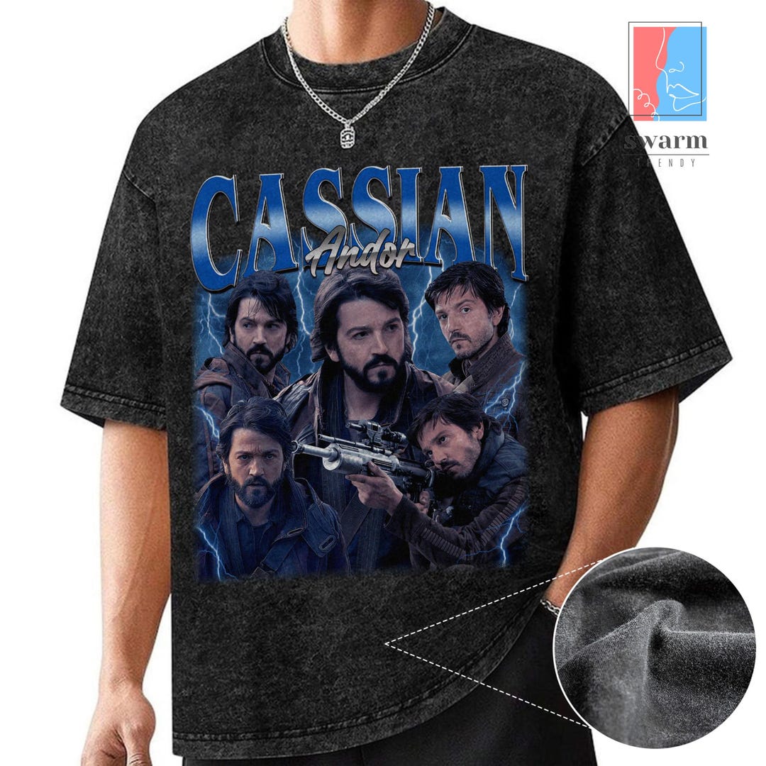 Vintage Starwars Cassian Andor Washed Shirt, Cassian Andor Shirt ...