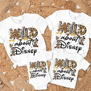 Wild About Disneyworld Animal Kingdom Shirt, Mickey And Friends Safari Shirt, Animal Kingdom Safari Shirt, Family Vacation 2025 Shirt