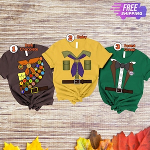 Disneyland Up Carl And Ellie Costume Shirt Halloween Up Russell Carl Ellie Shirt Up Family Group Shirt Matching Halloween Party Shirt