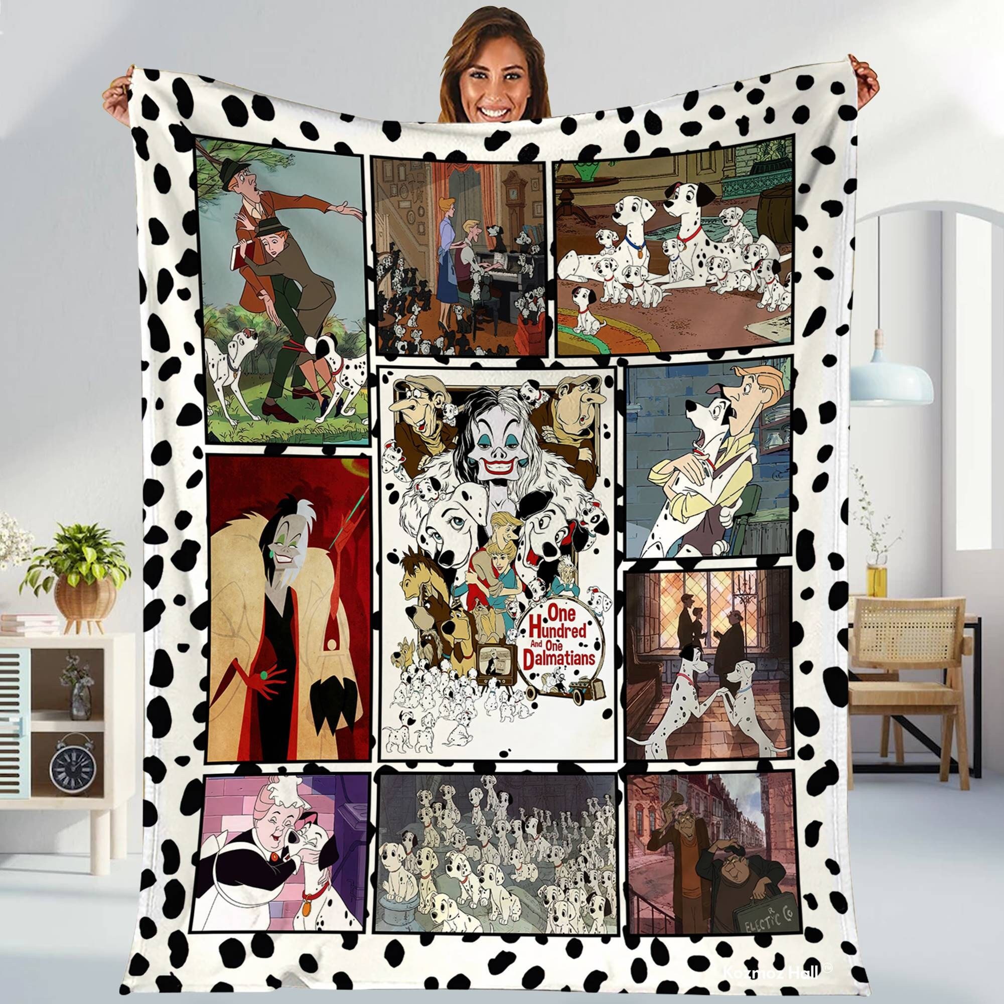 101 dalmatians store fleece blanket