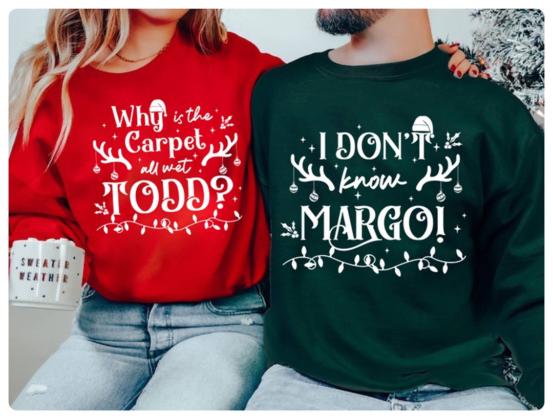 Todd and Margo Christmas Vacation Shirt Christmas Couple Etsy