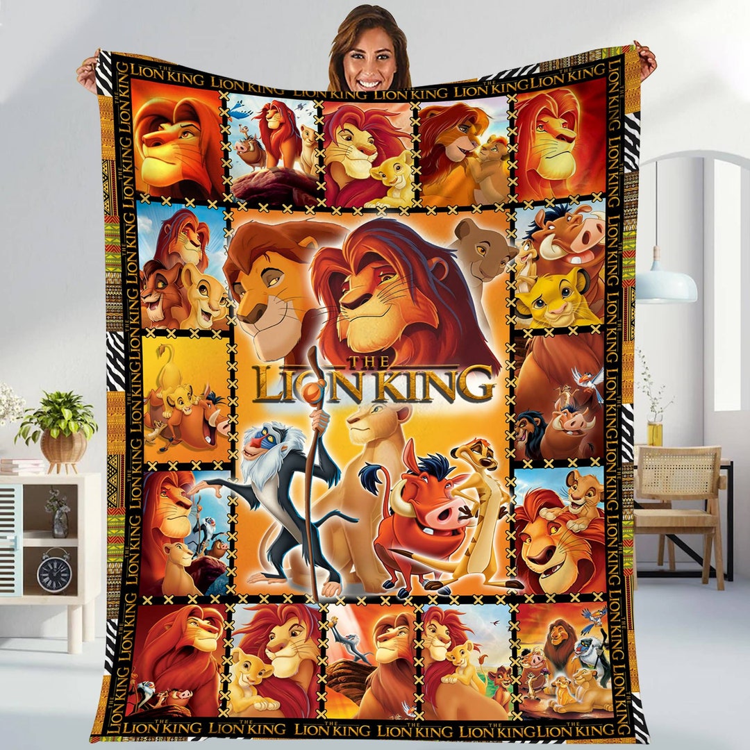 The Lion King Fleece Blanket, the Lion King Simba Nala Blanket, Hakuna