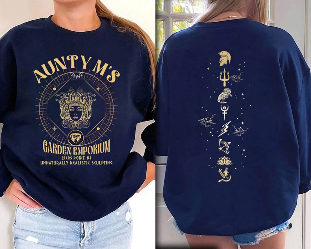 Percy Jackson Shirt Aunty Medusa Inspired Shirt, Book Lover Shirt, Rick ...