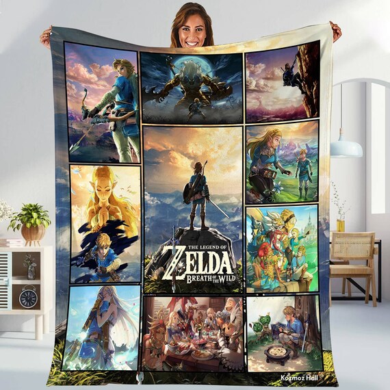 The Legend of Zelda Fleece Blanket Tears of the Kingdom Blanket