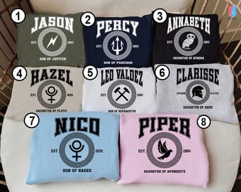 Percy Jackson And The Olympians 2 Shirt, Percy Jackson Characters Sweatshirt, Percy Jackson Camp Half Blood Shirt, Heroes Of Olympus Shirt