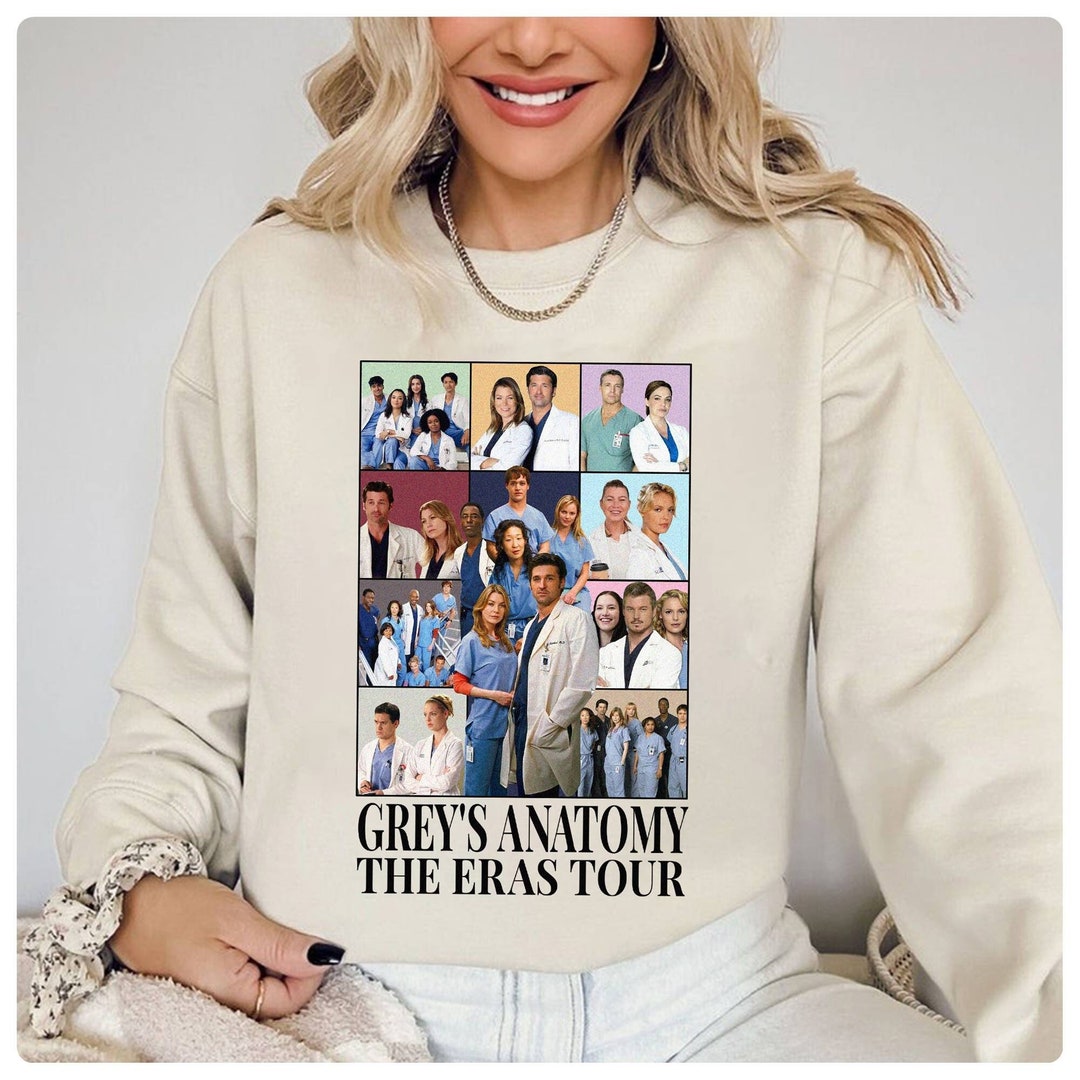 Grey's Anatomy Eras Tour Shirt Vintage Grey's Anatomy Shirt Meredith ...