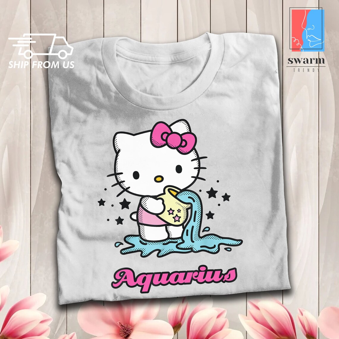 zodiac hello kitty plush aquarius