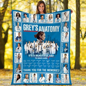 Greys anatomy fleece blanket hotsell