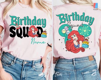 Little Mermaid Ariel Birthday Shirt, Princess Ariel Birthday Shirt, Disneyland Princess Birthday, Birthday Girl Shirt Disneyland Trip Tee