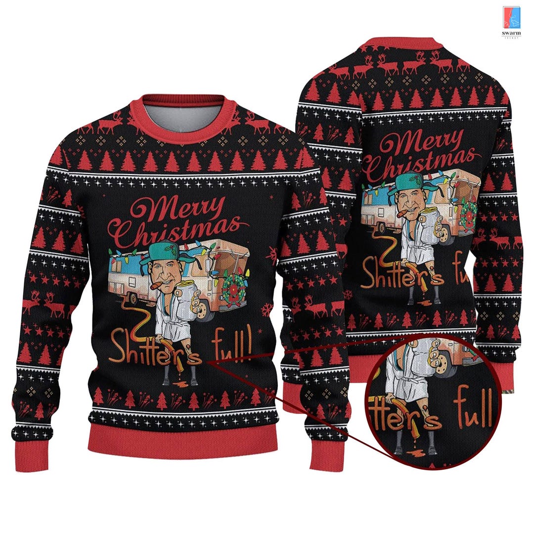 National Lampoon's Christmas Vacation Sweater Cousin Eddie Shitter