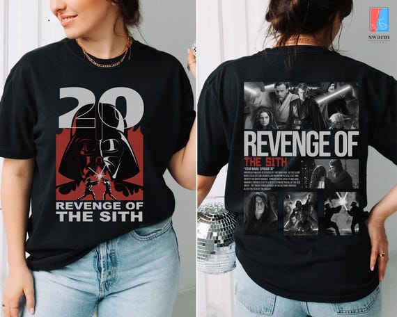 Star Wars Episode III: Revenge Of The Sith 20th Anniversary Poster Sweatshirt - BLACK
