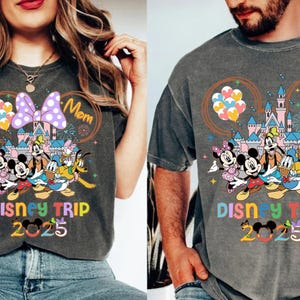 DisneyTrip Mickey Minnie Family Shirt, Disneyland Family Shirt, Family Matching Trip Shirt, Disneyland Vacation Shirt, Magic Kingdom Tee