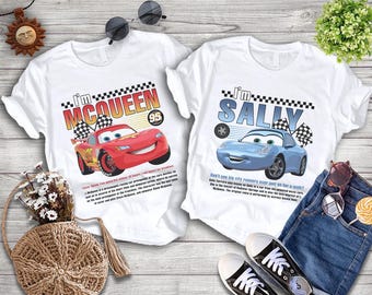 Disneyland Cars Sally Shirt, Light Mcqueen Shirt, Pixar Car Shirt, Disneyland Couple Shirt, Disneyland Cars Family, Cars Birthday Shirt