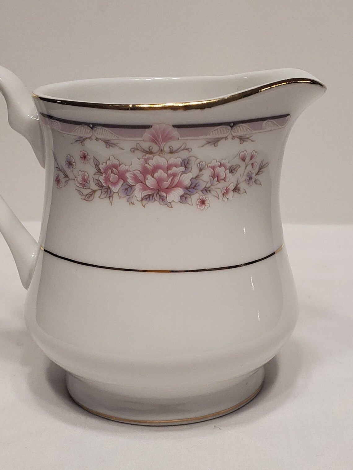 China Pearl Fine China Donna Creamer 8856 Stoneware Pink Etsy