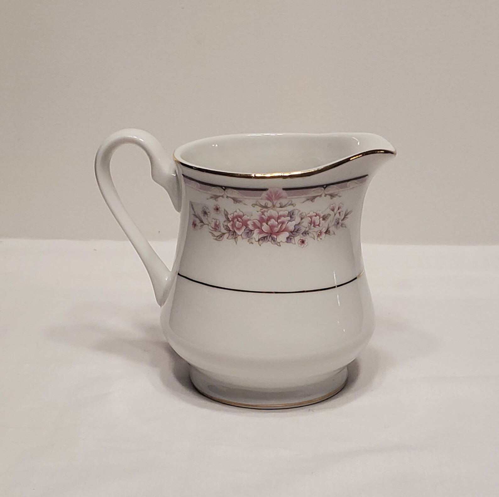 China Pearl Fine China Donna Creamer 8856 Stoneware Pink Etsy
