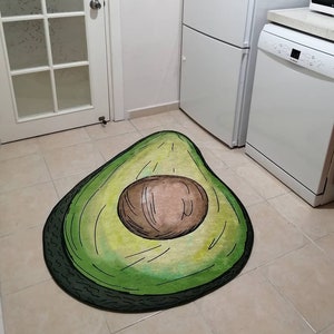 Avocado Decor Kitchen Rug Runner Carpet Mat Non Slip