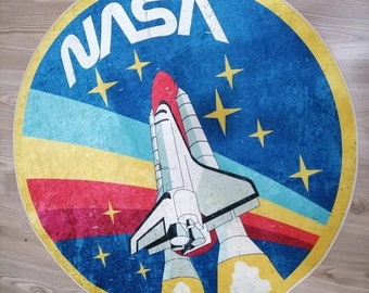 Nasa Rug Fabric Kids Room Decor Carpet Gift