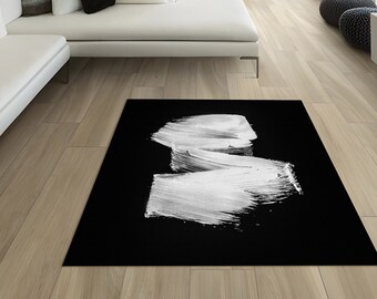Modern Abstract Art Pattern Area Rug Living Room Floor Mat