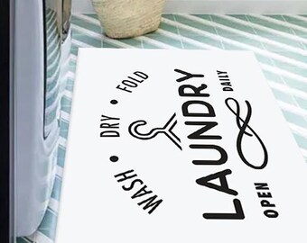 Non-Slip Washable Laundry Room Rug Mat Decorative Floor Area Rug
