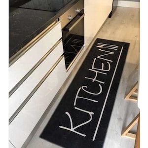Machine Washable Non Slip Kitchen Rug / Mat