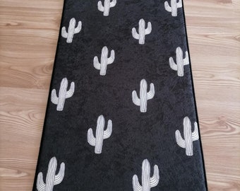 Non-Slip Cactus Kitchen Decor Runner Rug Mat