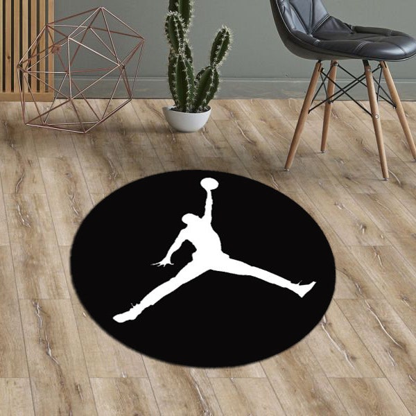 Air Jordan Liebhaber Geschenk Basketball Teppich Kinderzimmer Dekor Matte Teppich