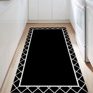 Kitchen Dining Room Runner Rug / Mat Non-Skid Machine Washable